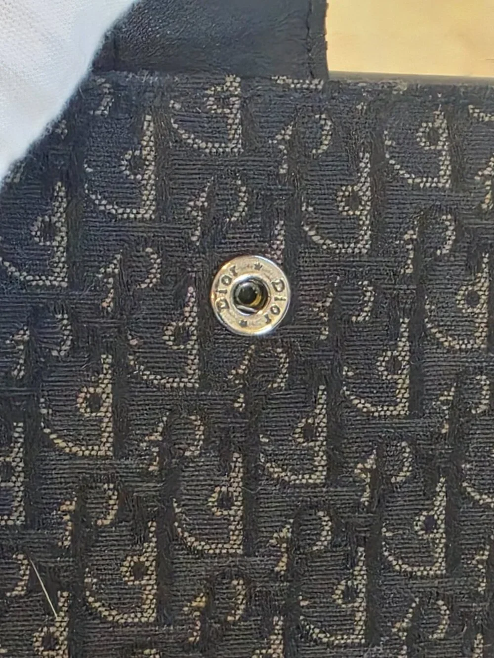Dior Monogram Canvas and Leather Wallet
